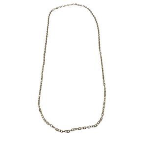 Vintage Long Chain Necklace Minimalist Link Chain Statement Jewelry Unisex 36in